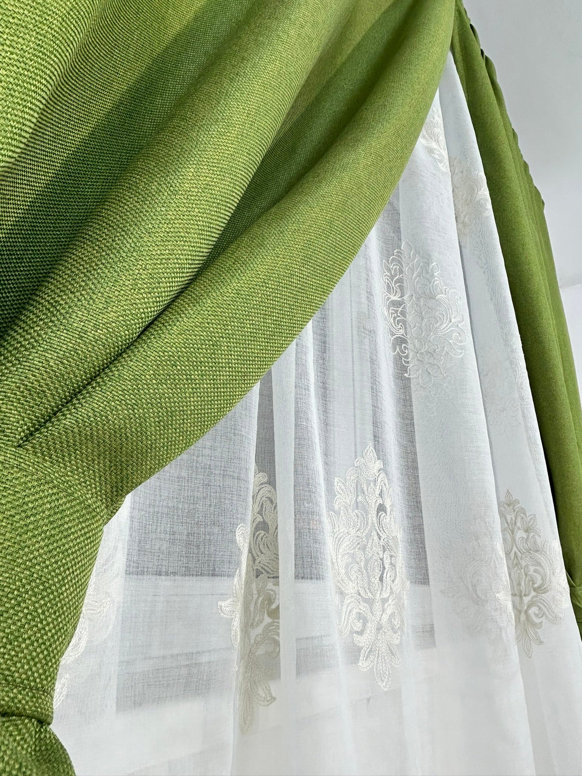 Draperie Verde salvie Perdele de Poveste