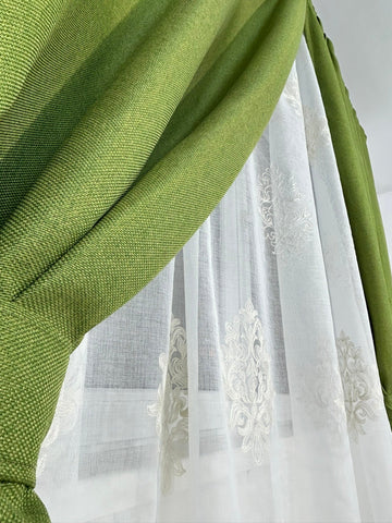Draperie Verde salvie Perdele de Poveste
