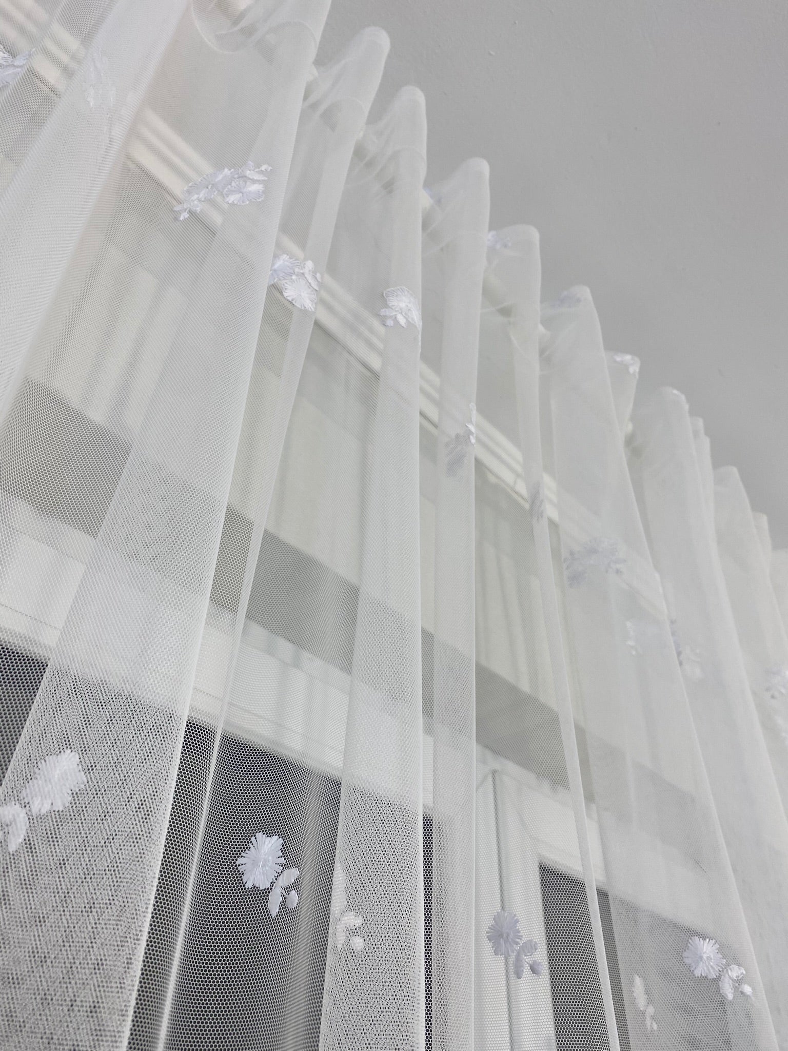 Perdea alba Cod 2074 Perdele de Poveste