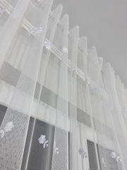 Perdea alba Cod 2074 Perdele de Poveste