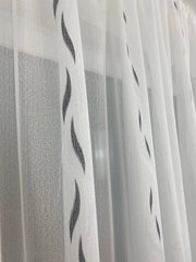 Perdea cristal cu Model  gri Perdele de Poveste