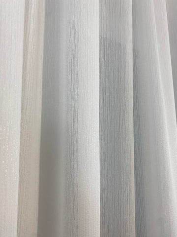 Perdea alba cu model baroc alb Perdele de Poveste