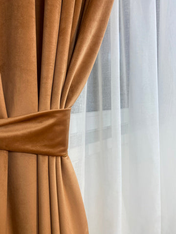 Set Perdea si Draperie Catifea Premium Lilia Perdele de Poveste