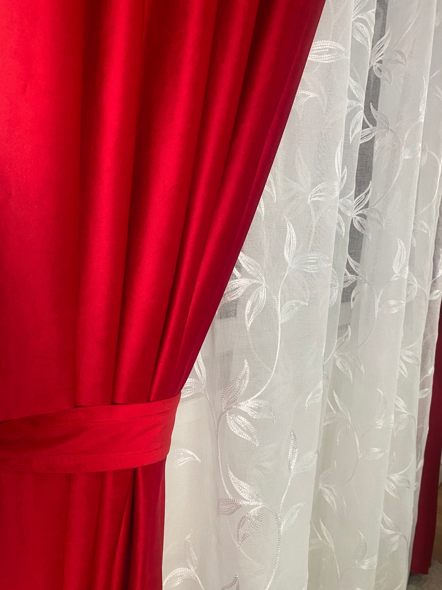 Draperie Catifea Premium Blackout rosu Perdele de Poveste