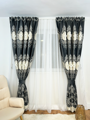 Set Perdea si Draperie Catifea Imperial Milonia Perdele de Poveste