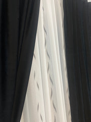 Set Perdea si Draperie Catifea Premium Smaranda - Perdele de Poveste