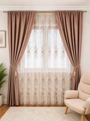 Set Perdea si Draperie Blackout Jennifer Perdele de Poveste