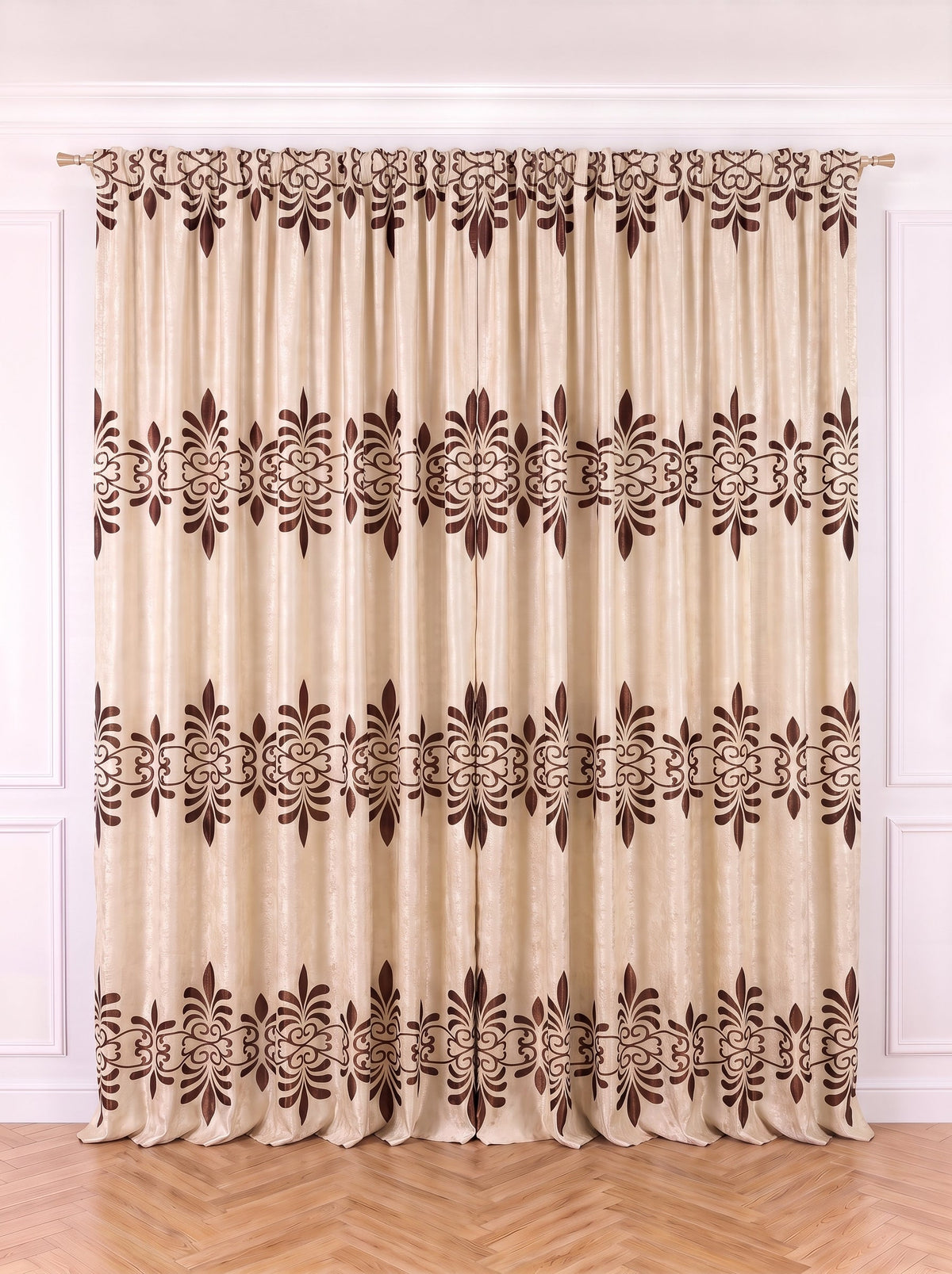 Draperie Amalia · motive florale stilizate Perdele de Poveste