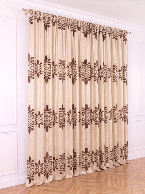Draperie Amalia · motive florale stilizate Perdele de Poveste