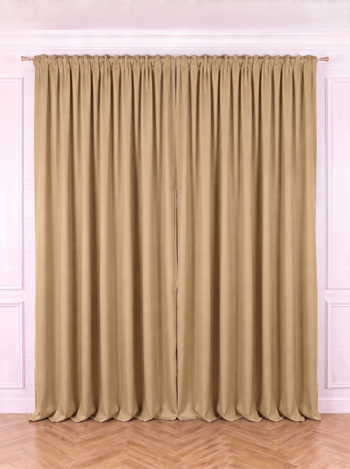 Draperie Blackout Bej Auriu Perdele de Poveste