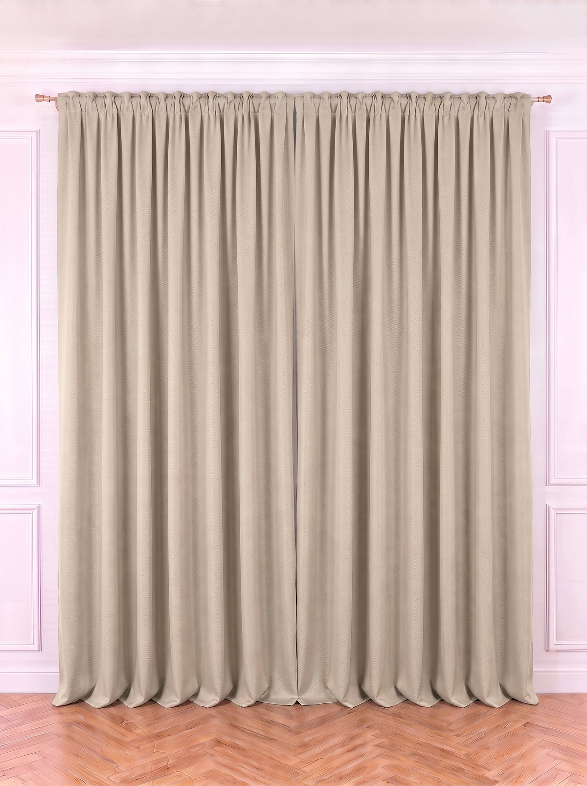 Draperie Blackout Bej Perdele de Poveste