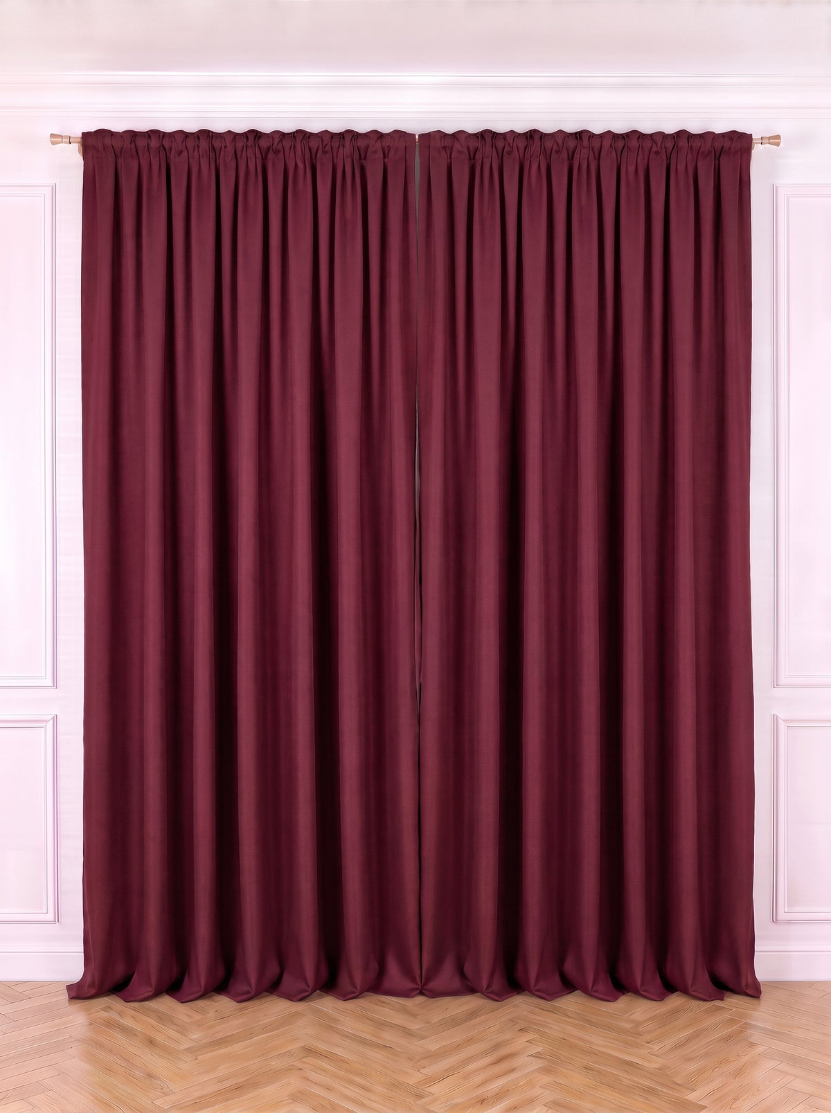 Draperie Blackout Bordo Perdele de Poveste