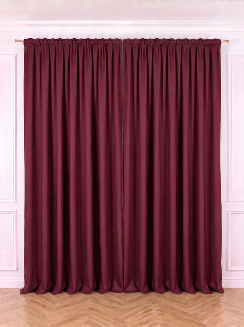 Draperie Blackout Bordo Perdele de Poveste