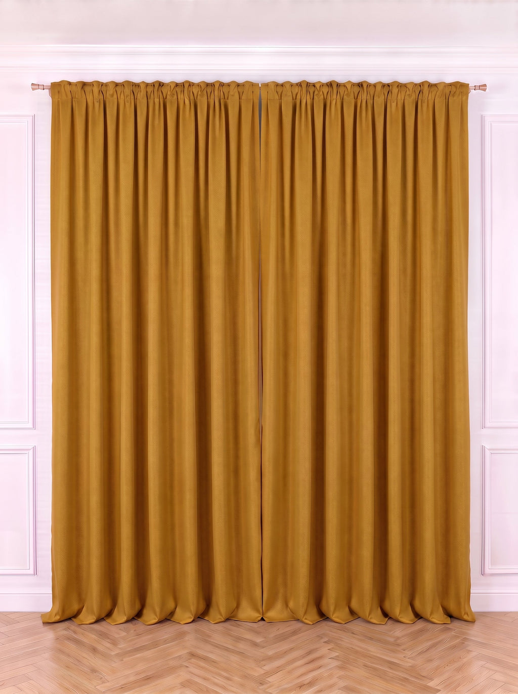 Draperie Blackout Muștar Perdele de Poveste