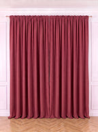 Draperie Blackout Roșu Zmeură Perdele de Poveste
