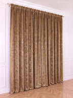 Draperie Catifea Insertii Auriu Perdele de Poveste