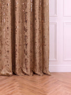 Draperie Catifea Insertii Auriu Perdele de Poveste