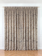 Draperie Catifea Insertii Bej Marmorat Perdele de Poveste
