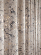 Draperie Catifea Insertii Bej Marmorat Perdele de Poveste