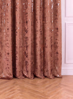 Draperie Catifea Insertii Cupru Perdele de Poveste