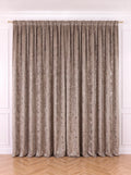 Draperie Catifea Insertii Taupe Perdele de Poveste