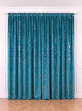 Draperie Catifea Insertii Turcoaz Perdele de Poveste