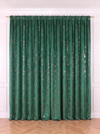 Draperie Catifea Insertii Verde Perdele de Poveste