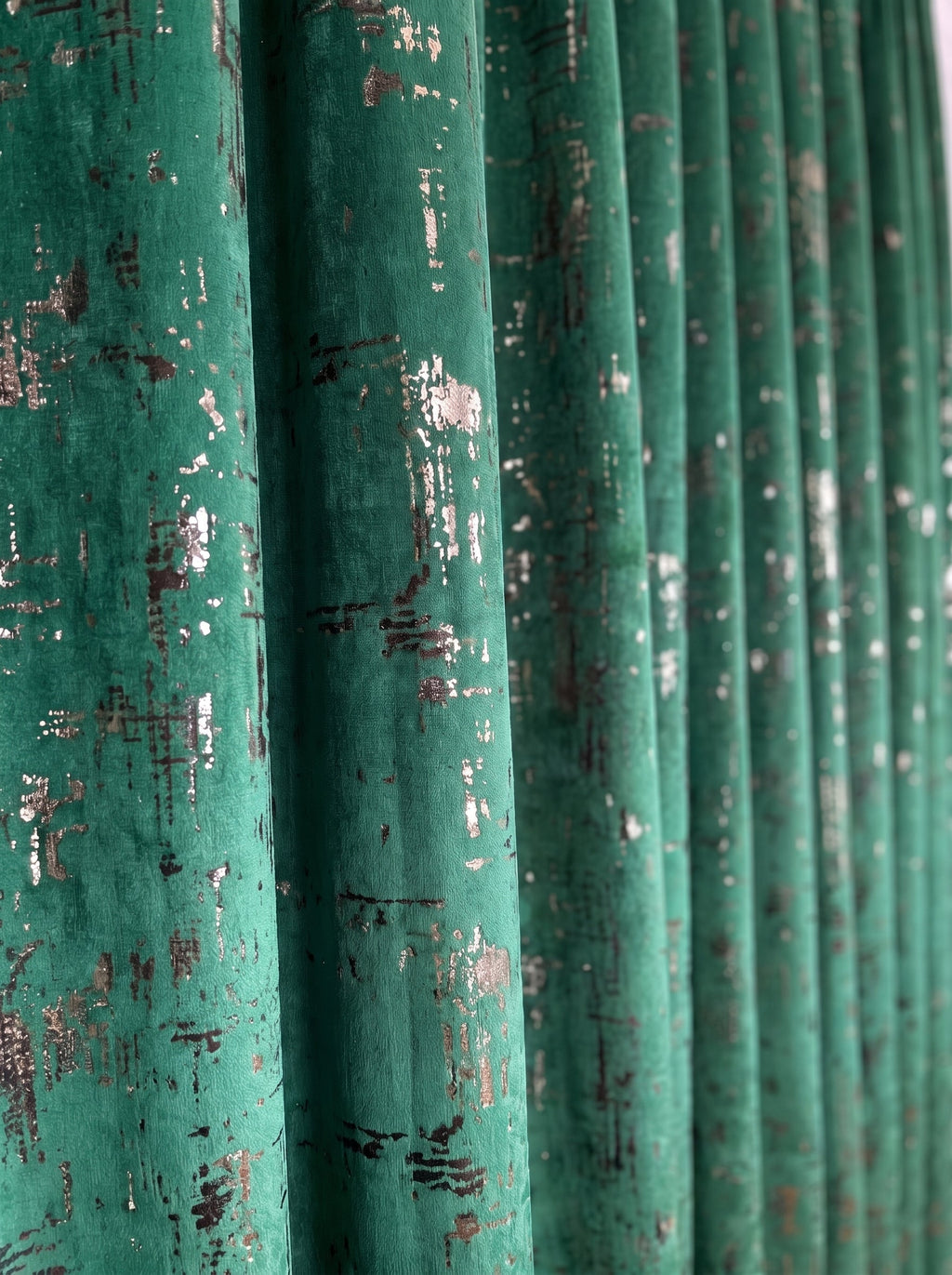 Draperie Catifea Insertii Verde Perdele de Poveste