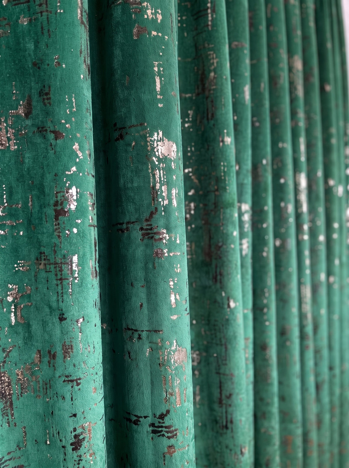 Draperie Catifea Insertii Verde Perdele de Poveste
