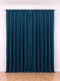 Draperie Catifea Premium Albastru Păun Perdele de Poveste
