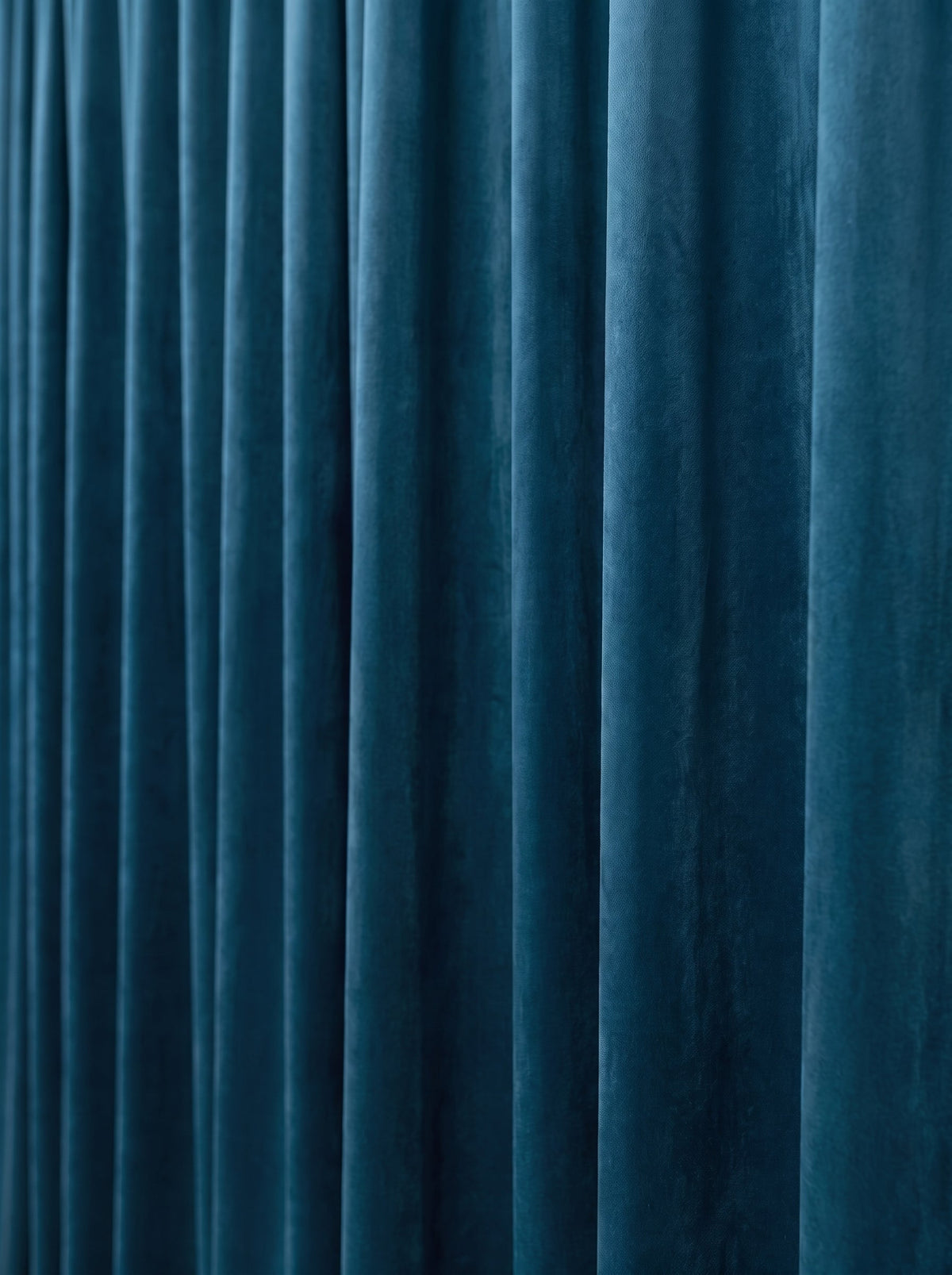 Draperie Catifea Premium Albastru Păun Perdele de Poveste