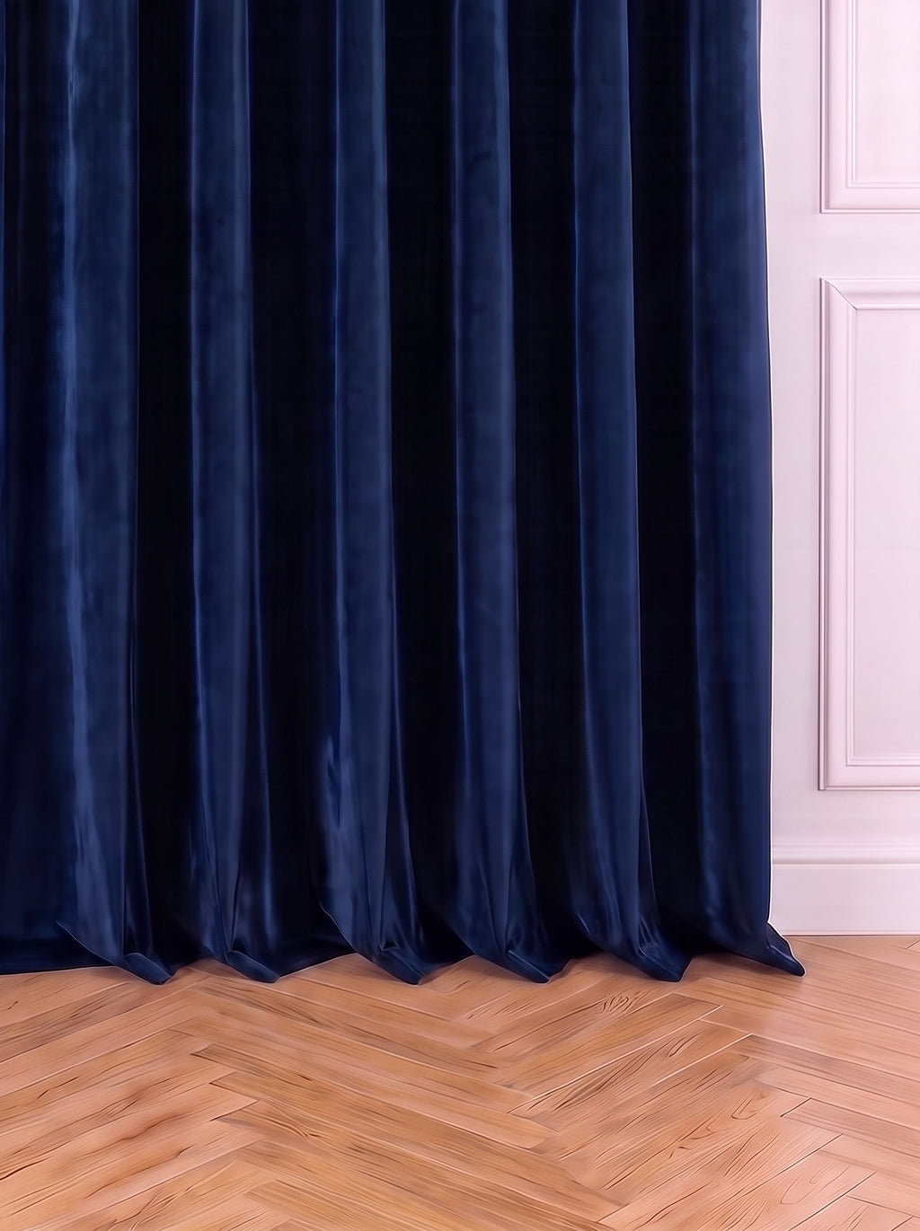 Draperie Catifea Premium Albastru Regal Perdele de Poveste