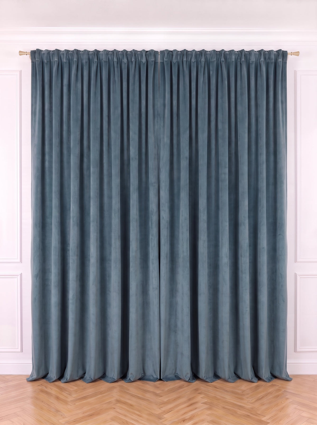 Draperie Catifea Premium Bleu Petrol Perdele de Poveste