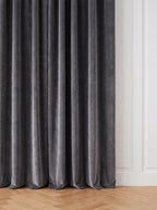 Draperie Catifea Premium Gri Perdele de Poveste
