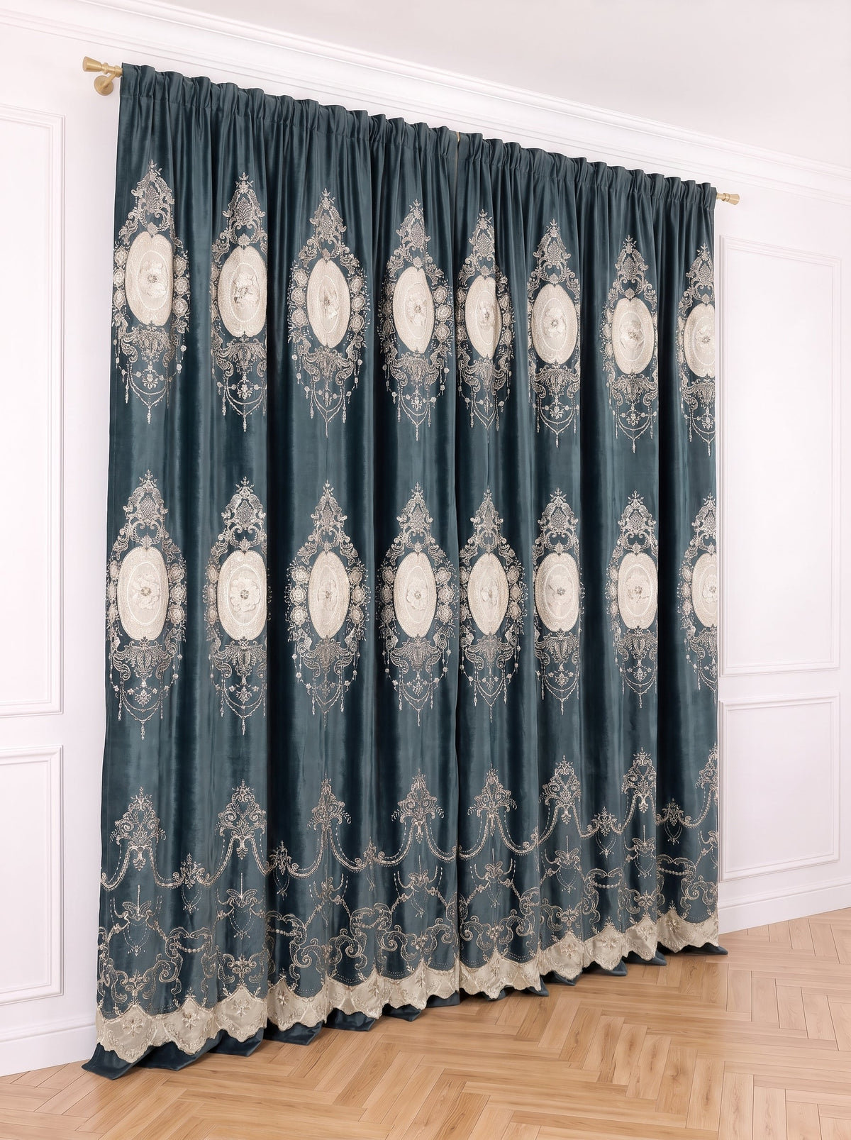 Draperie Catifea Premium Imperial bleumarin Perdele de Poveste