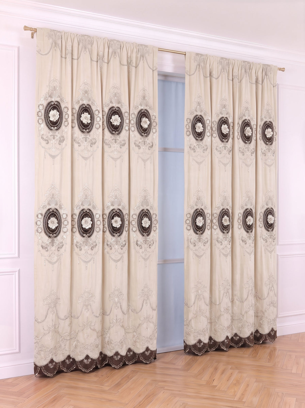Draperie Catifea Premium Imperial crem Perdele de Poveste