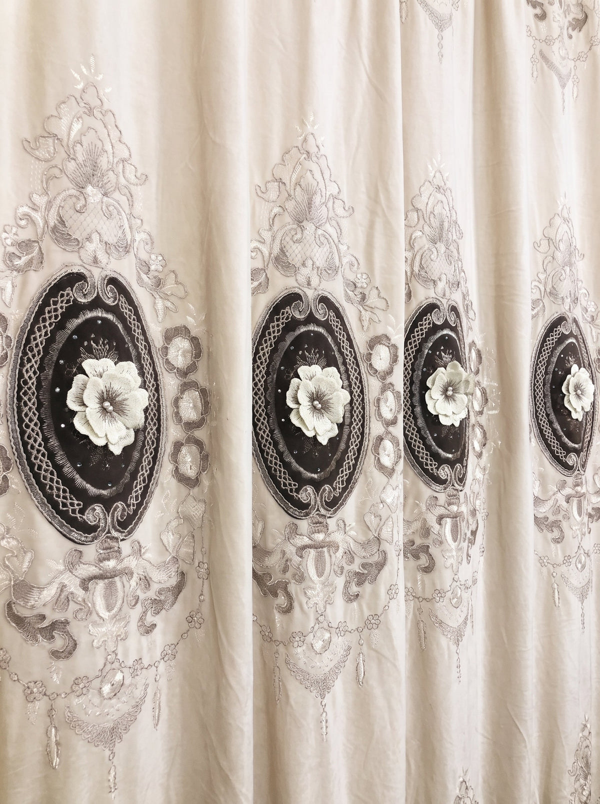 Draperie Catifea Premium Imperial crem Perdele de Poveste