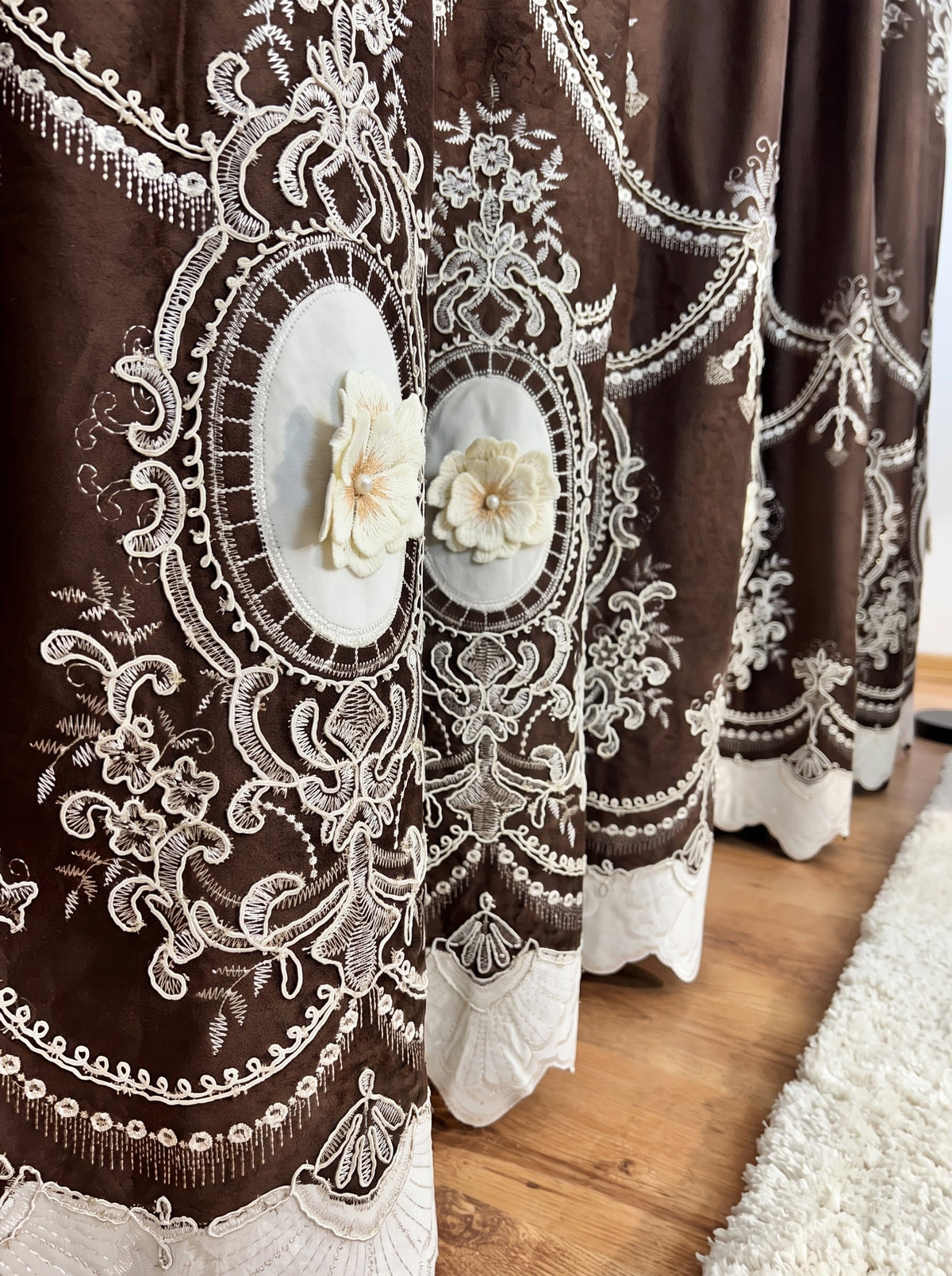 Draperie Catifea Premium Imperial maro Perdele de Poveste