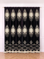 Draperie Catifea Premium Imperial negru Perdele de Poveste