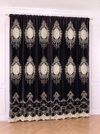 Draperie Catifea Premium Imperial negru Perdele de Poveste