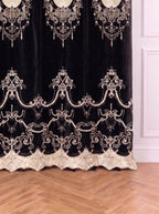 Draperie Catifea Premium Imperial negru Perdele de Poveste