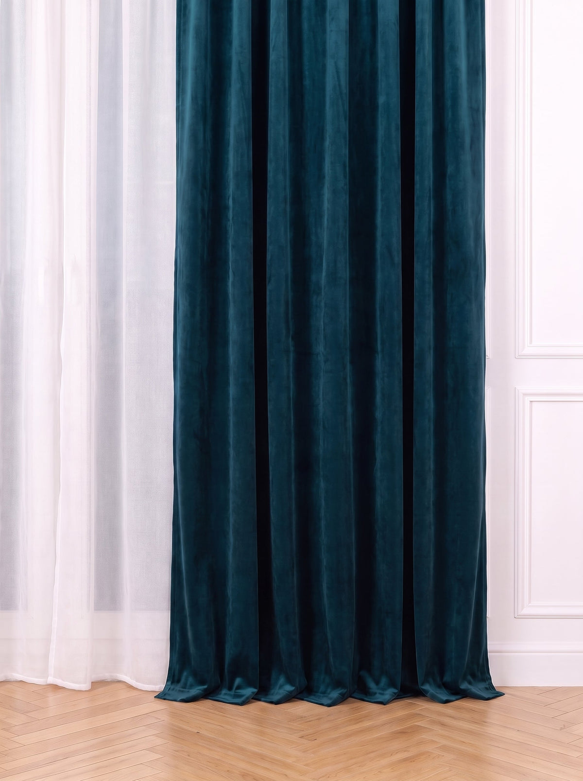 Draperie Catifea Premium Petrol Perdele de Poveste