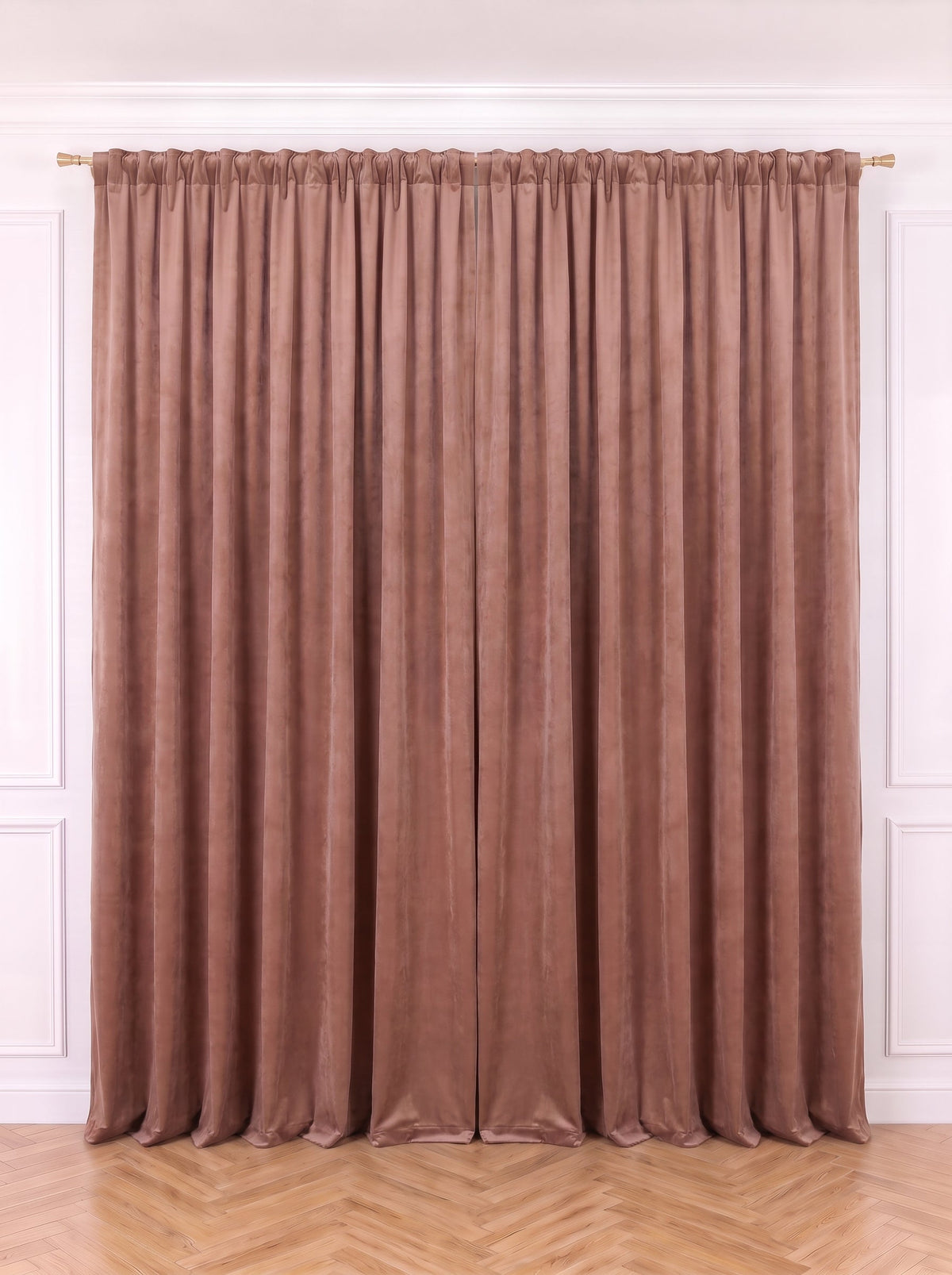 Draperie Catifea Premium Roz Prăfuit Perdele de Poveste