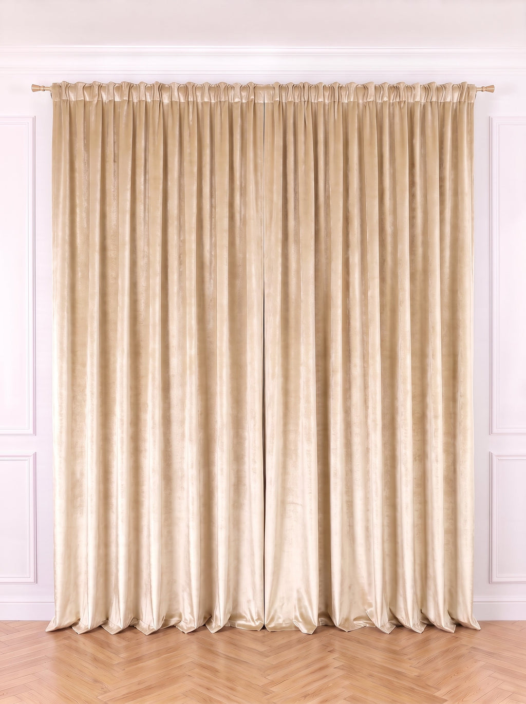 Draperie Catifea Premium Șampanie Perdele de Poveste