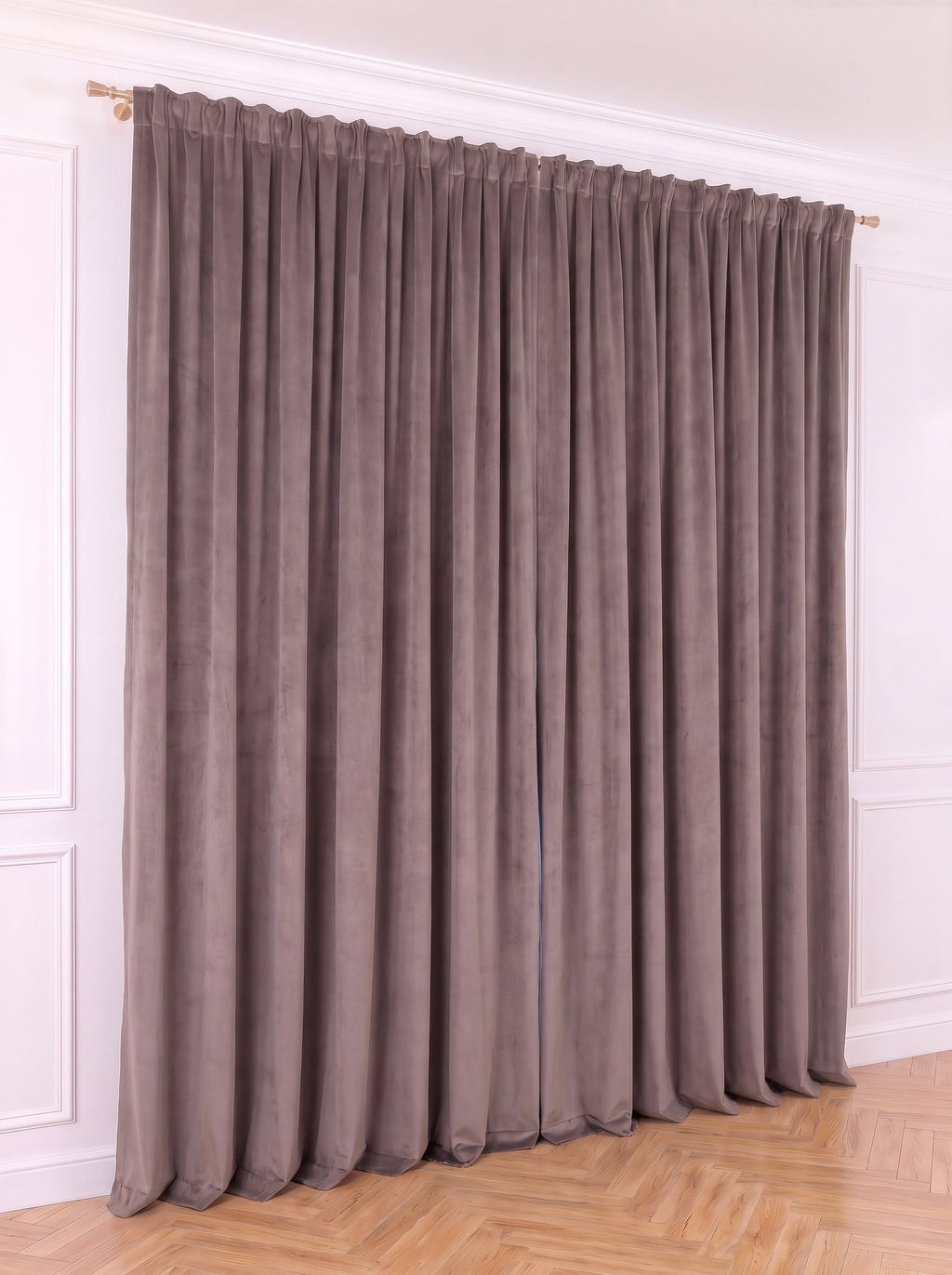 Draperie Catifea Premium Taupe Perdele de Poveste