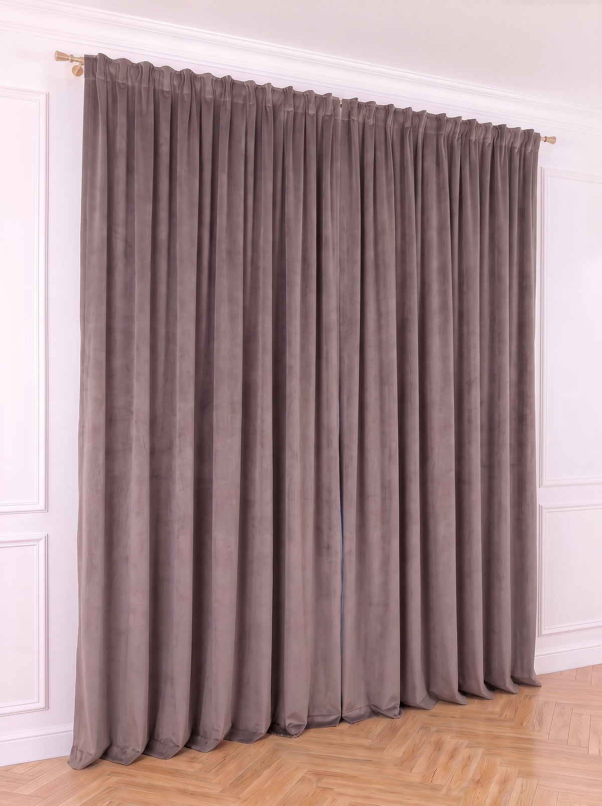 Draperie Catifea Premium Taupe Perdele de Poveste