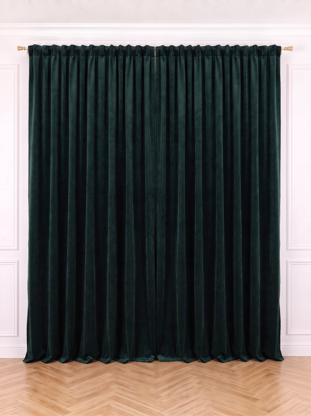 Draperie Catifea Premium Verde Brad Perdele de Poveste