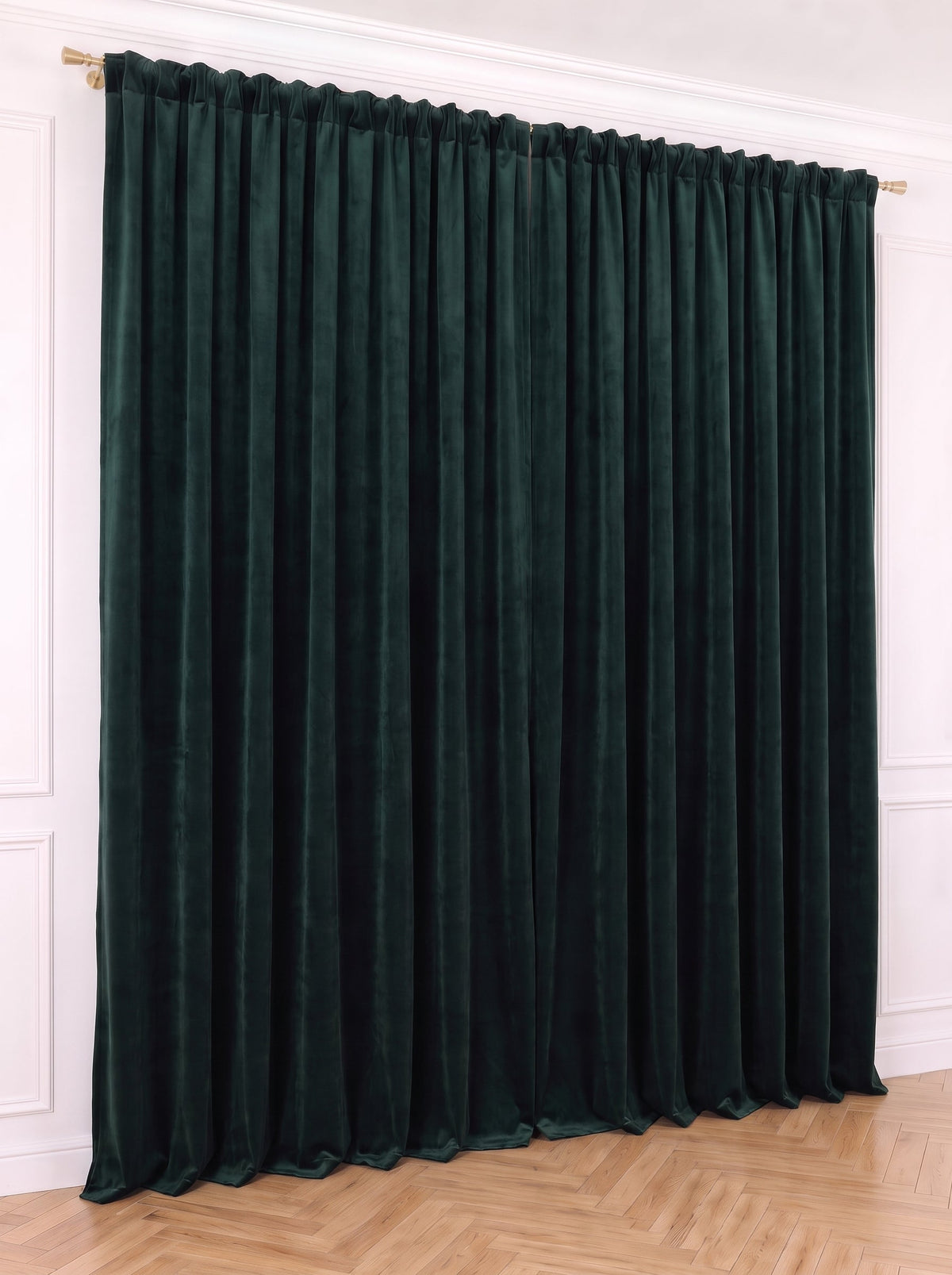 Draperie Catifea Premium Verde Brad Perdele de Poveste