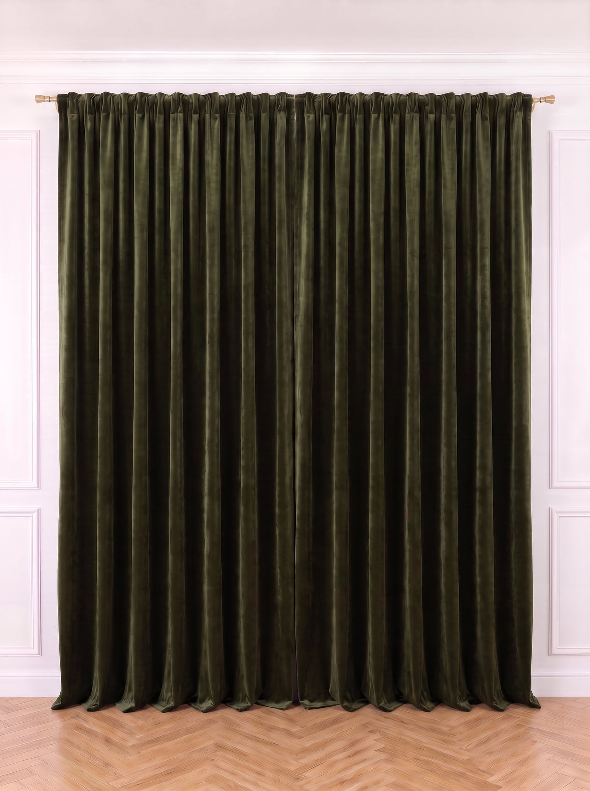Draperie Catifea Premium Verde Oliv Perdele de Poveste