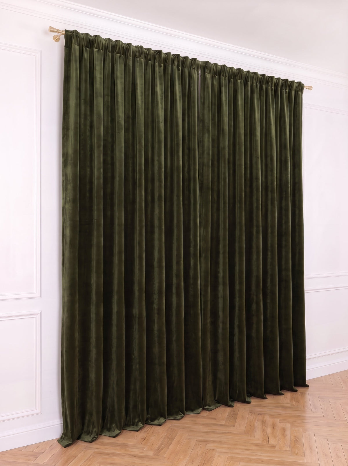 Draperie Catifea Premium Verde Oliv Perdele de Poveste
